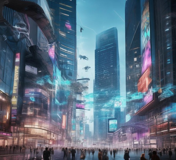 科技图景，真实与虚拟的完美融合